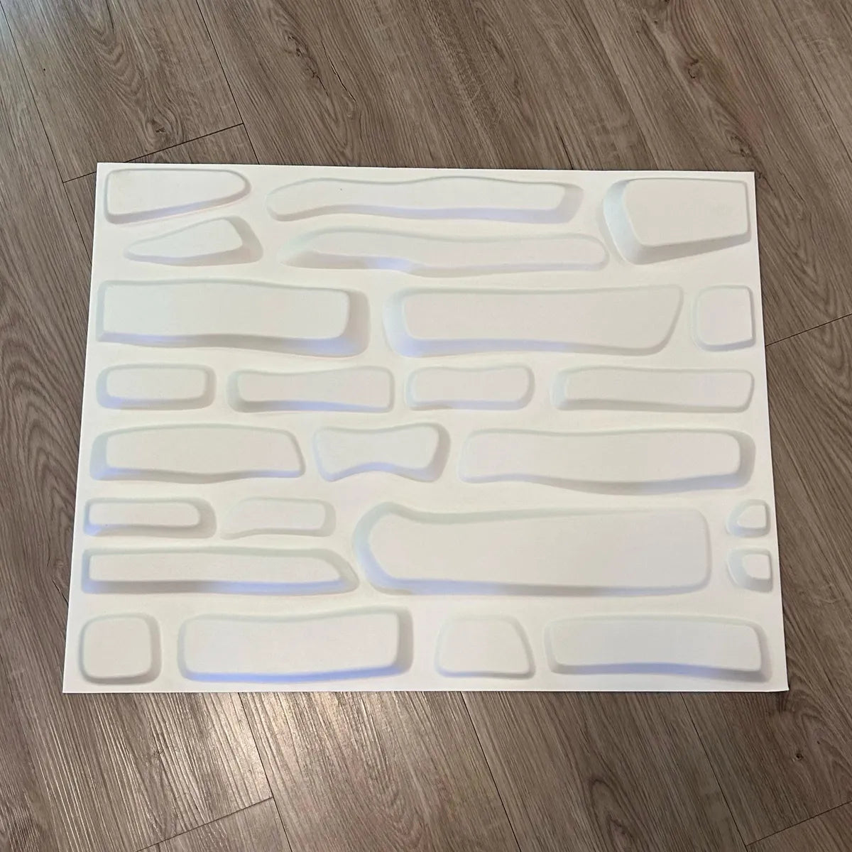 Paneles esteatita 3D Adhesivos x 4 50 x 50 cm