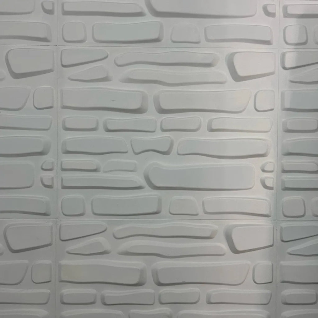 Paneles esteatita 3D Adhesivos x 4 50 x 50 cm