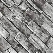 Papel Adhesivo Para Pared ladrillos grises