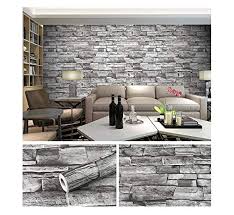 Papel Adhesivo Para Pared ladrillos grises